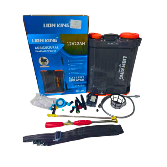 Lion King Battery Sprayer – 12V 22Ah, 3.4kg Battery – New Edition